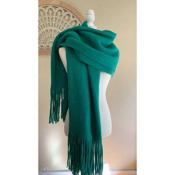 Anthropologie Accessories - Anthropologie Sherwin Blanket Fringe Wrap Scarf